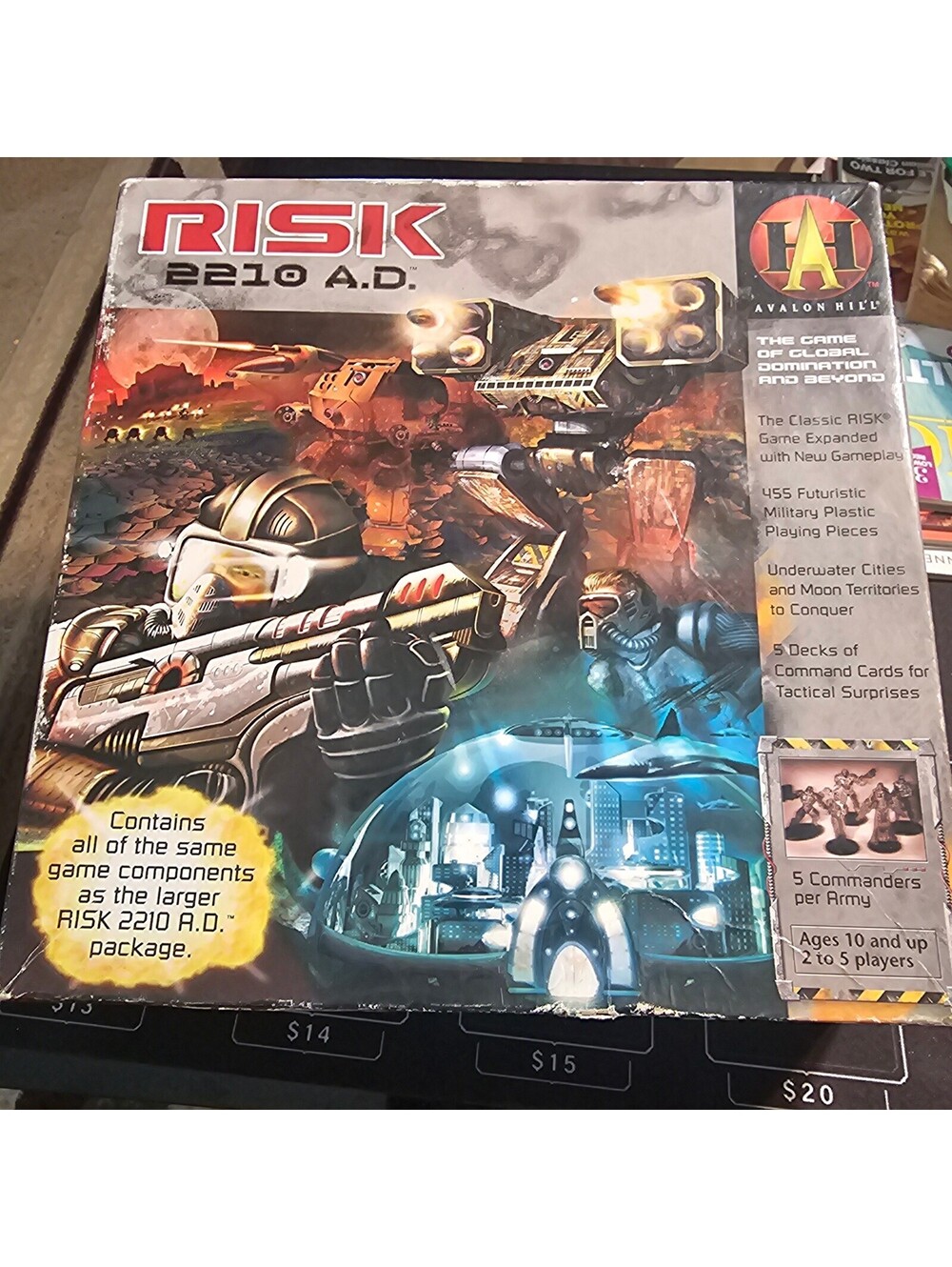 Risk 2210 a.d. board game